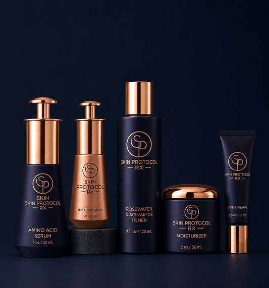 Skin Protocol Rx 3-step minimalist skincare system with hyaluronic acid and vitamin C serum